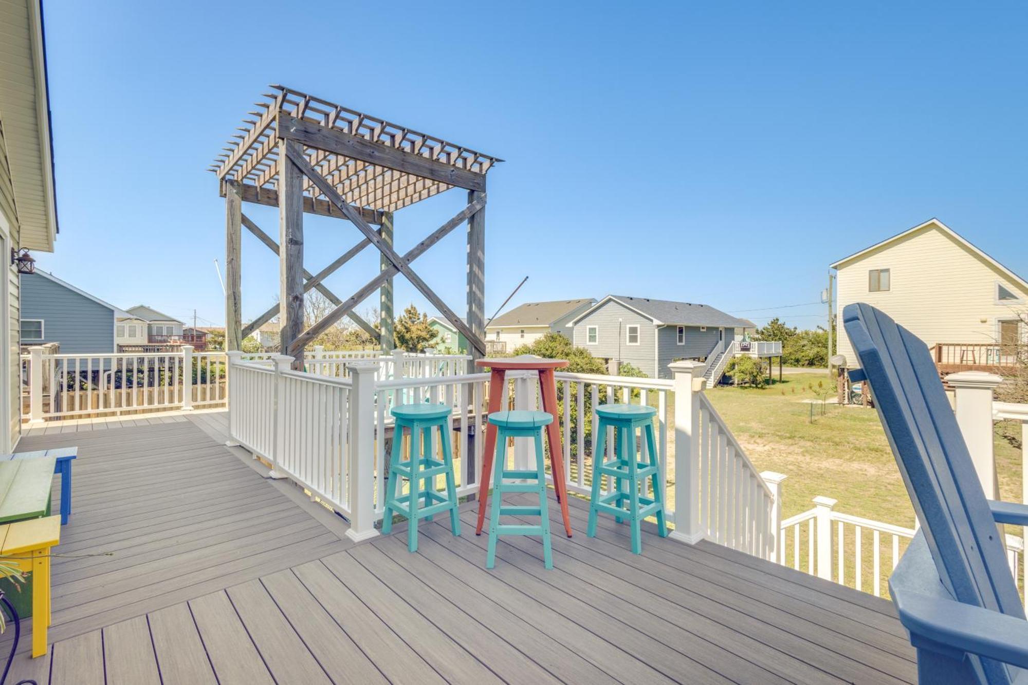 Coastal Home With Deck And Outdoor Shower Kill Devil Hills Exterior foto