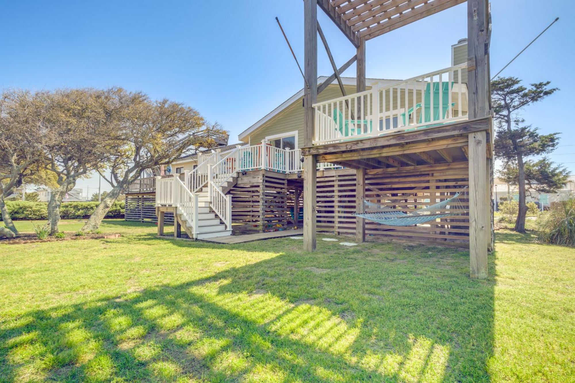 Coastal Home With Deck And Outdoor Shower Kill Devil Hills Exterior foto