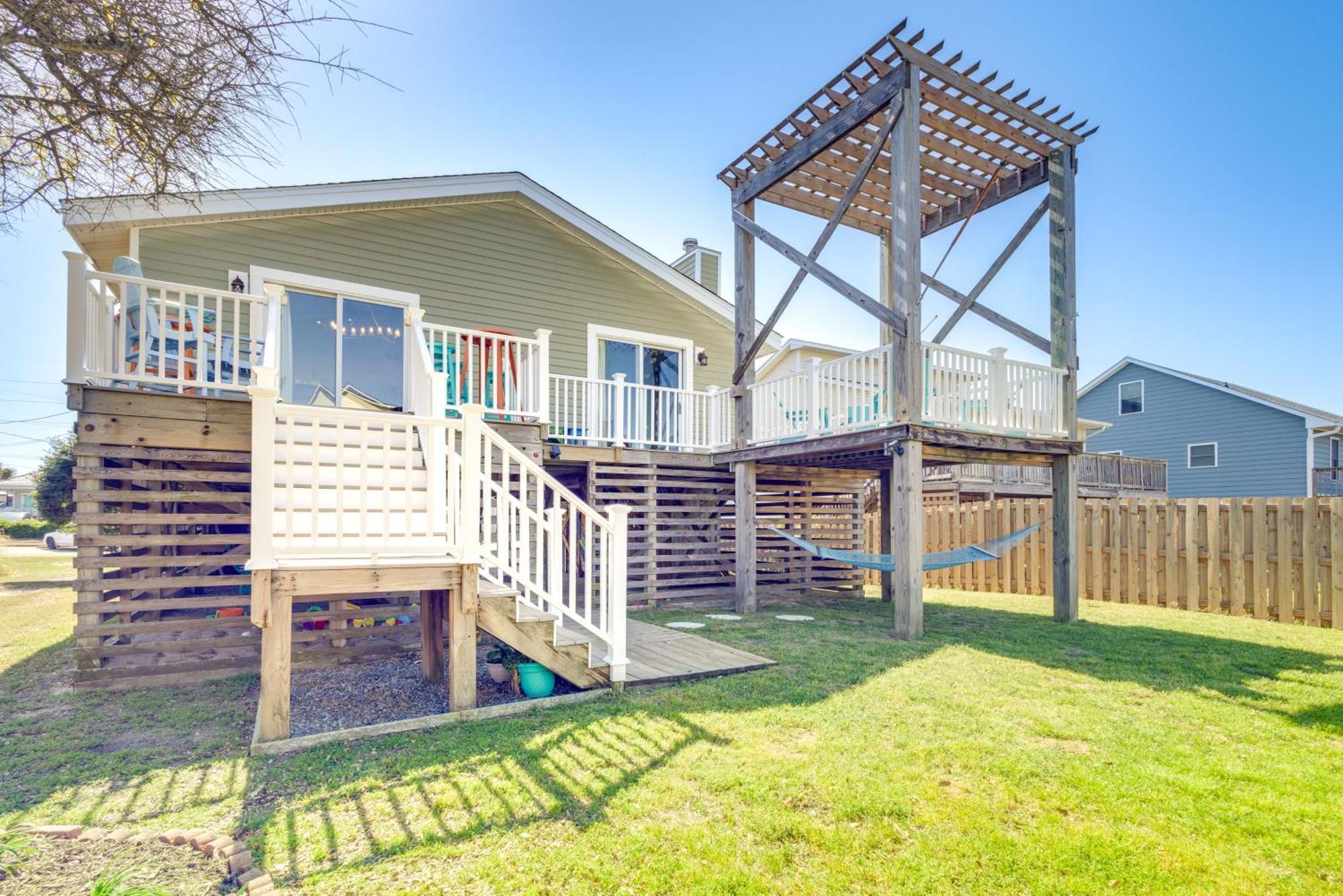 Coastal Home With Deck And Outdoor Shower Kill Devil Hills Exterior foto